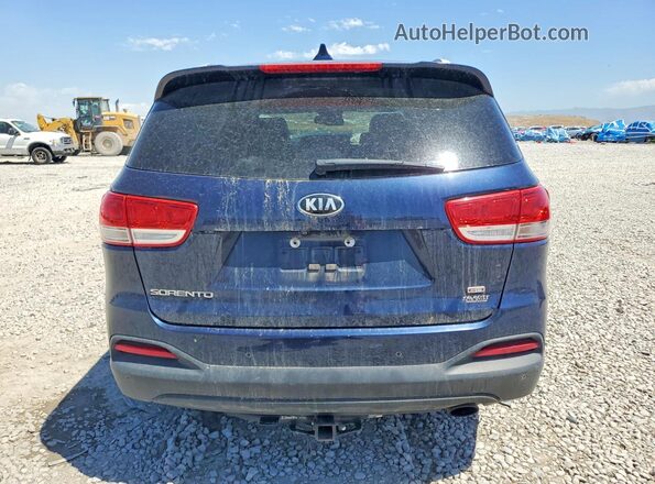 5XYPGDA38HG293601 2017 KIA SORENTO Blue Հետևի տեսք