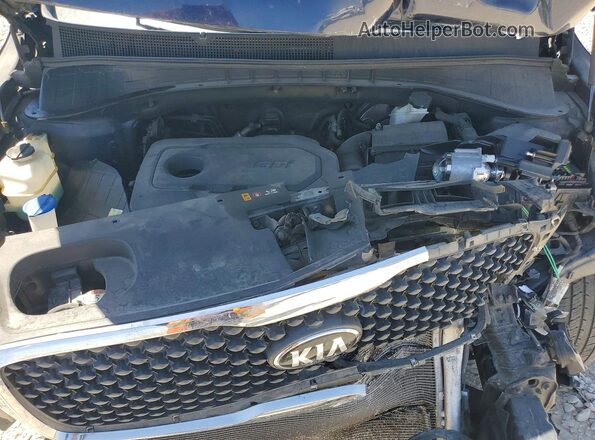 5XYPGDA38HG293601 2017 KIA SORENTO Blue Շարժիչի բաժամունքի տեսք