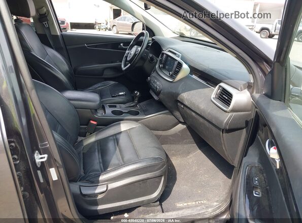 5XYPGDA38HG295316 2017 KIA SORENTO Gray Սալոնի դիմացի տեսք