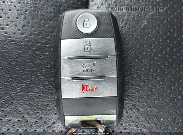 5XYPGDA38HG295316 2017 KIA SORENTO Gray Առջևի վահանակի տեսք