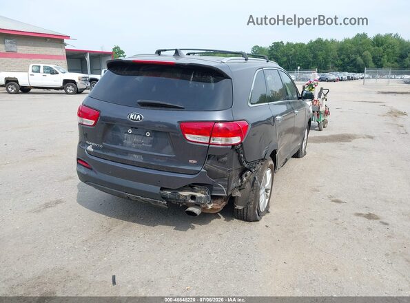 5XYPGDA38HG295316 2017 KIA SORENTO Gray Հետևի աջ