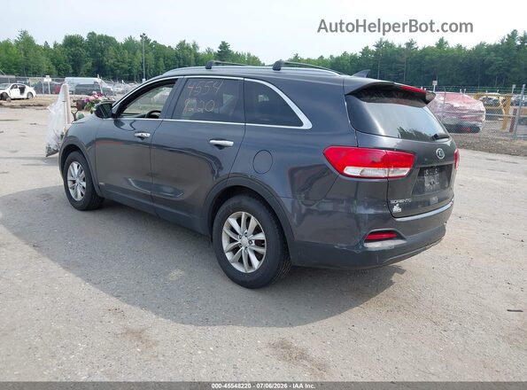 5XYPGDA38HG295316 2017 KIA SORENTO Gray Հետևի ձախ