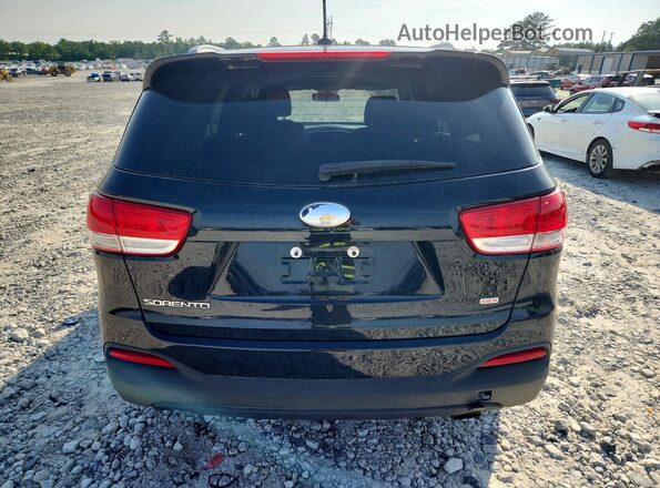 5XYPGDA38HG314124 2017 KIA SORENTO Black Հետևի տեսք