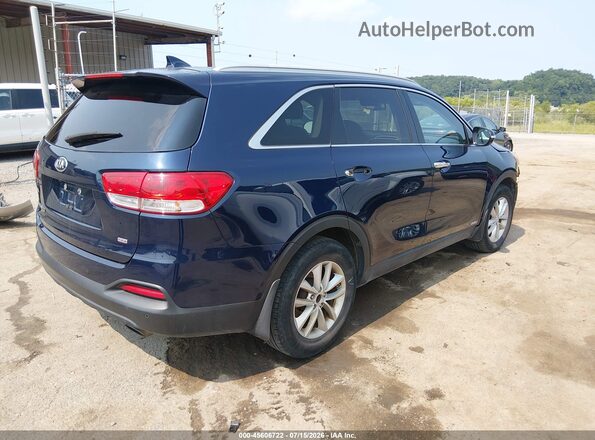 5XYPGDA38JG352247 2018 KIA SORENTO Синий Задняя правая четверть