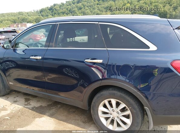 5XYPGDA38JG352247 2018 KIA SORENTO Синий Панорамный вид салона 360°