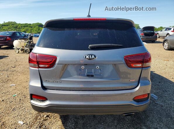 5XYPGDA38LG654933 2020 KIA SORENTO Gray Հետևի տեսք