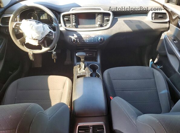 5XYPGDA38LG654933 2020 KIA SORENTO Gray Առջևի վահանակի տեսք