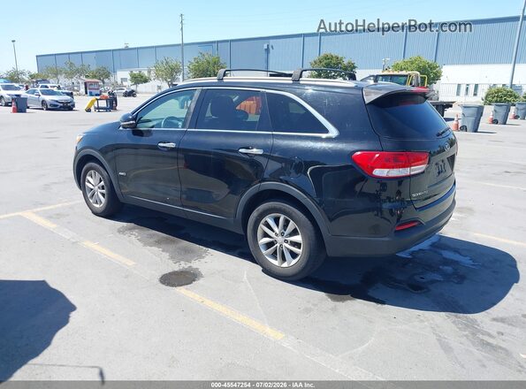 5XYPGDA39GG021007 2016 KIA SORENTO Black Trasero izquierdo