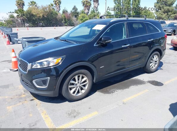 5XYPGDA39GG021007 2016 KIA SORENTO Black Vista tres cuartos delantera izquierda