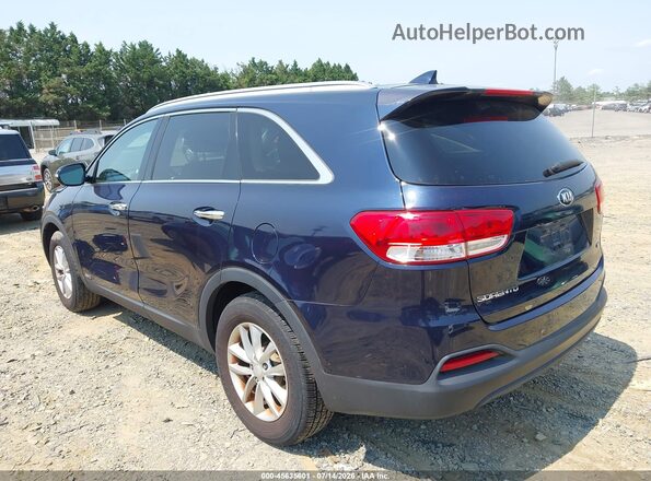 5XYPGDA39GG045808 2016 KIA SORENTO Blue Trasero izquierdo