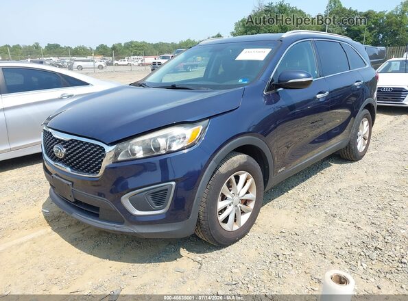 5XYPGDA39GG045808 2016 KIA SORENTO Blue Vista tres cuartos delantera izquierda
