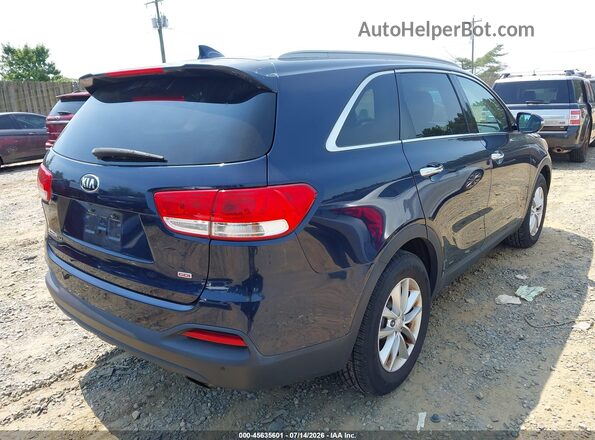 5XYPGDA39GG045808 2016 KIA SORENTO Blue Trasero derecho