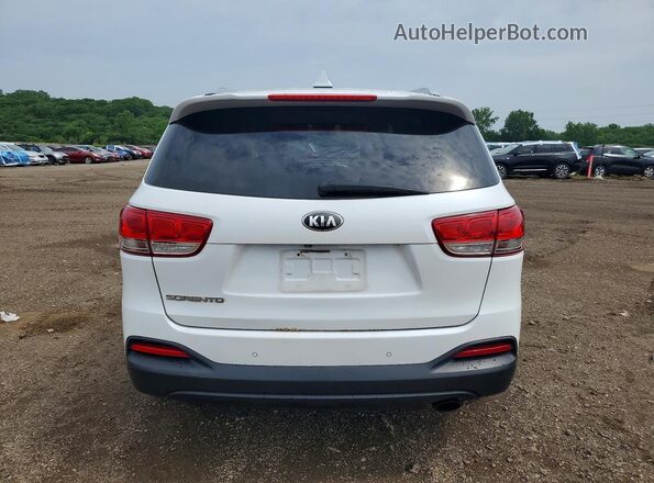 5XYPGDA39HG206594 2017 KIA SORENTO White Вид ззаду