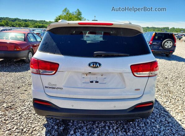 5XYPGDA39HG275074 2017 KIA SORENTO White Հետևի տեսք
