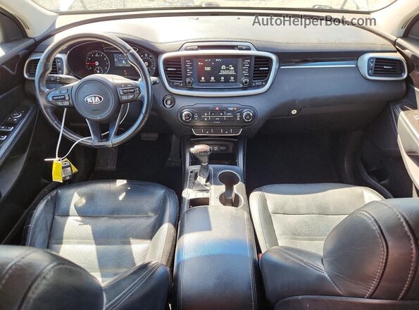 5XYPGDA39HG275074 2017 KIA SORENTO White Առջևի վահանակի տեսք
