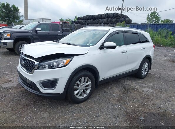 5XYPGDA39JG404825 2018 KIA SORENTO White Vista tres cuartos delantera izquierda