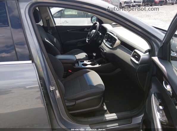5XYPGDA39KG601740 2019 KIA SORENTO Pewter Вид салону спереду