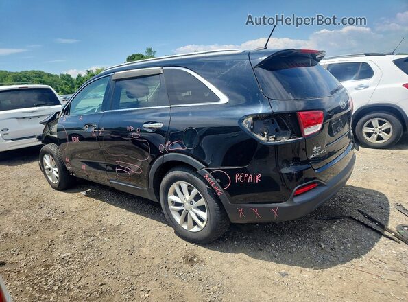 5XYPGDA3XGG110522 2016 KIA SORENTO Black Trasero izquierdo