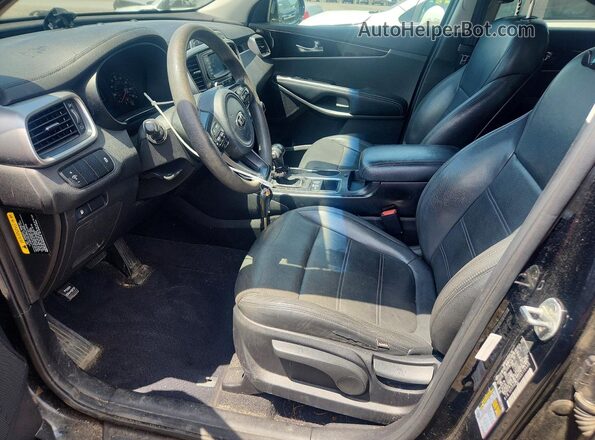 5XYPGDA3XGG110522 2016 KIA SORENTO Black Vista interior delantera