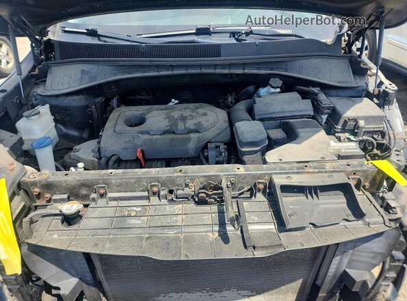 5XYPGDA3XGG110522 2016 KIA SORENTO Black Vista del compartimento del motor