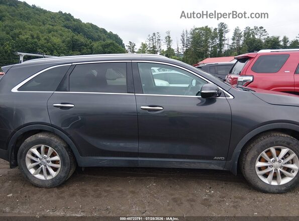 5XYPGDA3XHG213845 2017 KIA SORENTO Gray უკანა სალონის ხედი