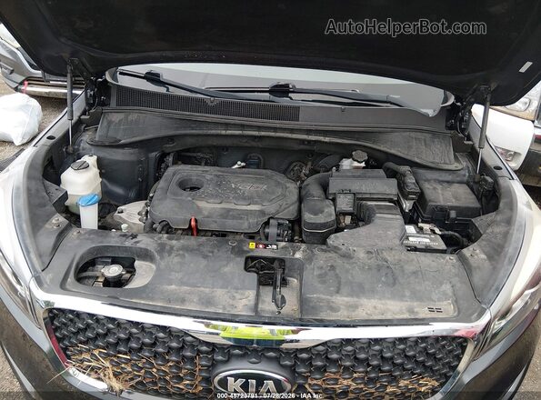 5XYPGDA3XHG213845 2017 KIA SORENTO Gray უკანა ხედი