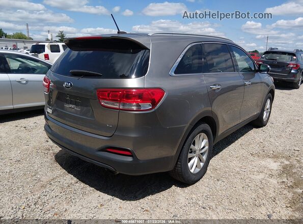 5XYPGDA50HG191758 2017 KIA SORENTO Gray Tył prawy