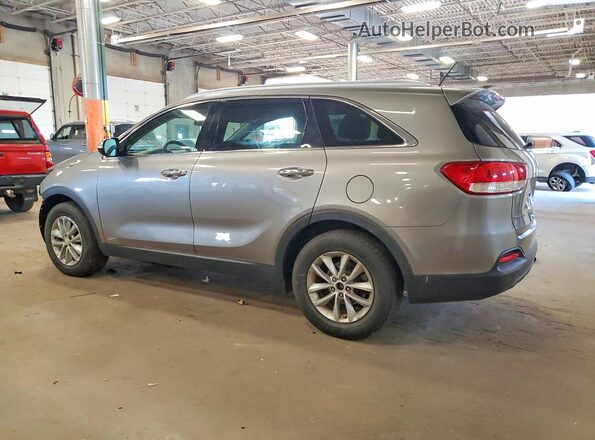 5XYPGDA50HG196104 2017 KIA SORENTO Серебряный Задняя левая четверть