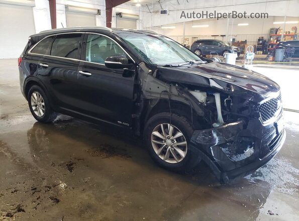5XYPGDA50HG203553 2017 KIA SORENTO Черный Передняя правая четверть