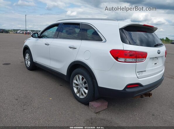 5XYPGDA50HG205884 2017 KIA SORENTO Белый Задняя левая четверть