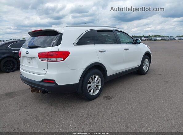 5XYPGDA50HG205884 2017 KIA SORENTO Белый Задняя правая четверть