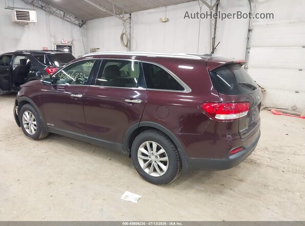 5XYPGDA50HG324843 2017 KIA SORENTO Purple Հետևի ձախ