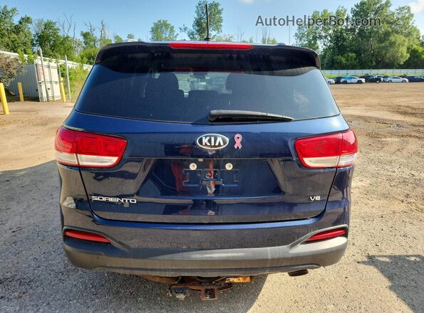 5XYPGDA50JG399404 2018 KIA SORENTO Синий Вид сзади