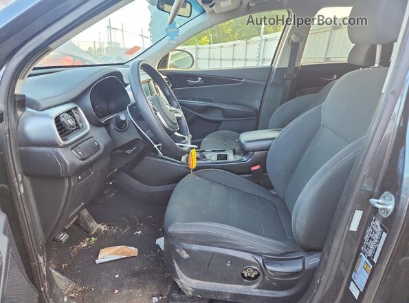 5XYPGDA50LG692609 2020 KIA SORENTO Gray Vista interior delantera