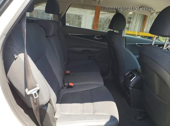 5XYPGDA51KG443895 2019 KIA SORENTO White Vista de los asientos traseros