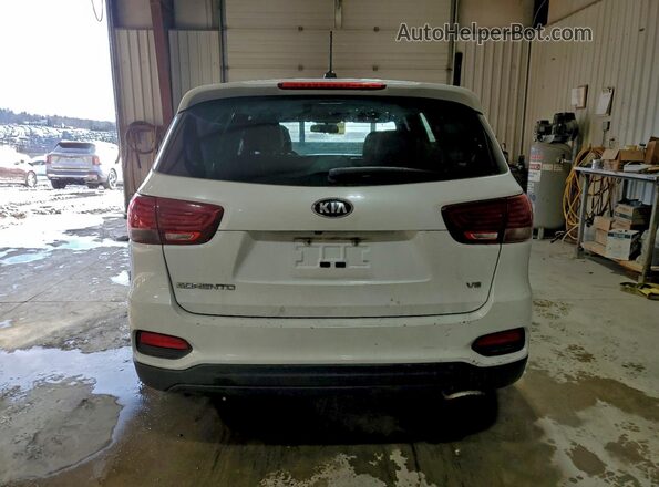 5XYPGDA51KG445839 2019 KIA SORENTO White უკანა ხედი