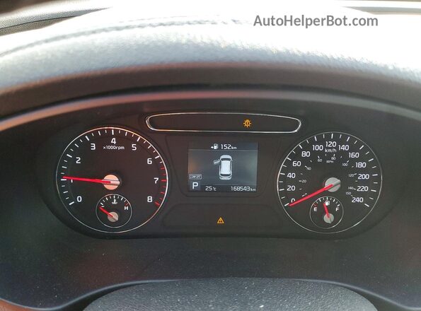 5XYPGDA51LG617563 2020 KIA SORENTO Черный Вид щитка приборов