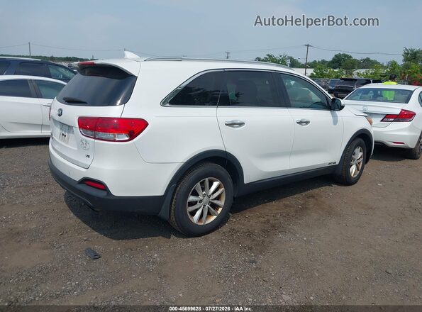 5XYPGDA52GG030505 2016 KIA SORENTO White Trasero derecho