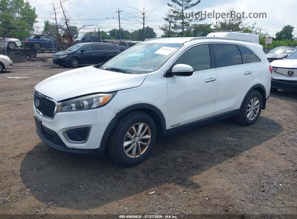 5XYPGDA52GG030505 2016 KIA SORENTO White Vista tres cuartos delantera izquierda