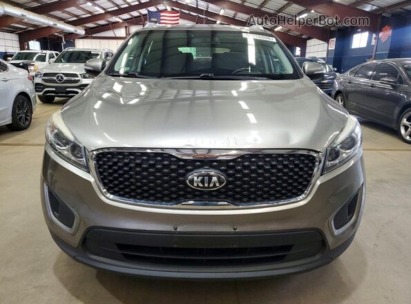 5XYPGDA52GG089912 2016 KIA SORENTO Серый Вид спереди
