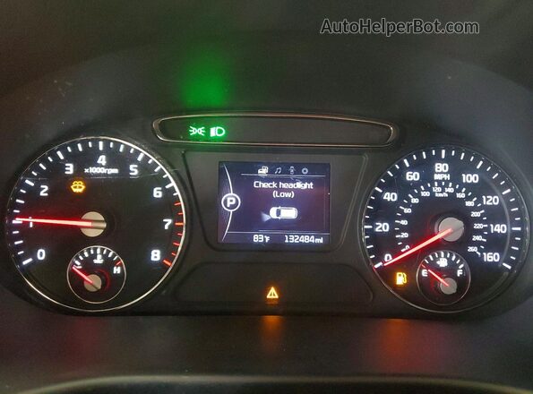 5XYPGDA52GG089912 2016 KIA SORENTO Серый Вид щитка приборов
