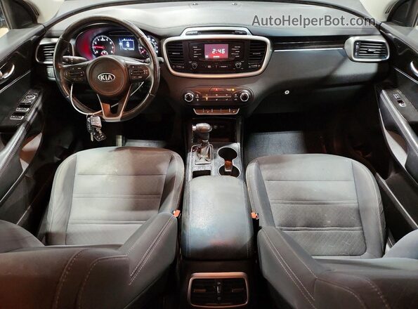 5XYPGDA52GG127462 2016 KIA SORENTO Burgundy Vista del salpicadero