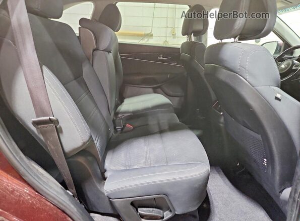 5XYPGDA52GG127462 2016 KIA SORENTO Burgundy Vista interior trasera