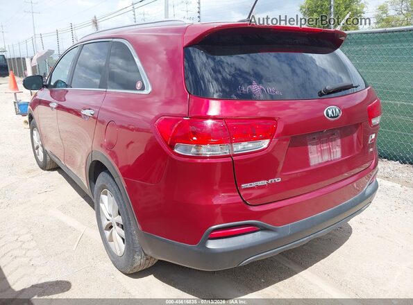 5XYPGDA52GG176211 2016 KIA SORENTO Red Tył lewy