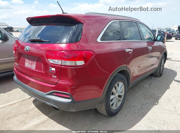 5XYPGDA52GG176211 2016 KIA SORENTO Red Tył prawy