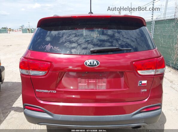5XYPGDA52GG176211 2016 KIA SORENTO Red 