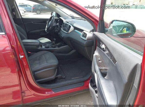 5XYPGDA52GG176211 2016 KIA SORENTO Red Widok wnętrza z przodu