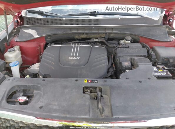 5XYPGDA52GG176211 2016 KIA SORENTO Red Widok z tyłu