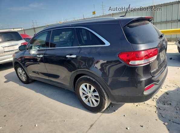 5XYPGDA52HG275645 2017 KIA SORENTO Gray Trasero izquierdo