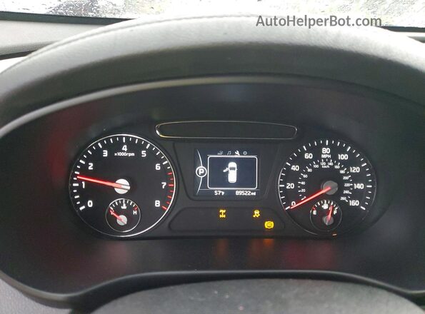 5XYPGDA52HG315531 2017 KIA SORENTO Silver Widok zestawu wskaźników